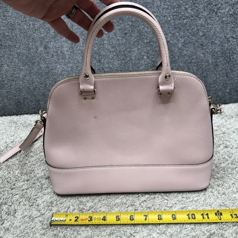 Kate Spade New York pink Satchel handbag purse detachable crossbody w/ wear